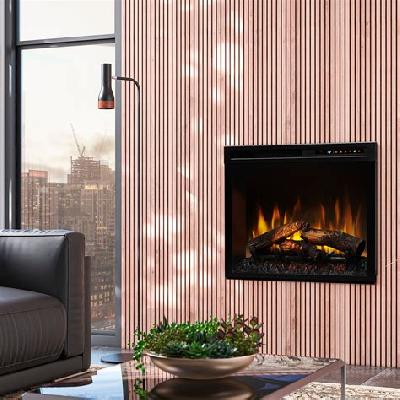 Cosmic Showers Decorative Fireplace With Heater 28"